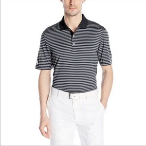 Adidas Tournament Striped Polo Shirt